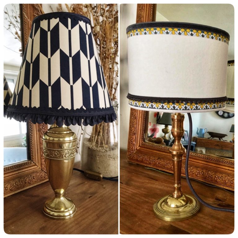 Deux lampes restaurées